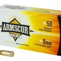 ARMSCOR 9MM 115GR FMJ 50/1000