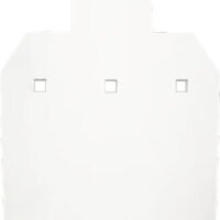 BASH TARGET AR500 SILHOUETTE - HALF SIZE 9"X15"-3/8" THICK