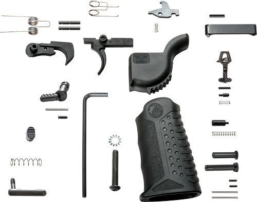 BATTLE ARMS ENHANCED COMPLETE - LOWER PARTS KIT STEEL BLACK