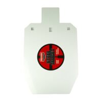B/C 2/3 IPSC SILHOUETTE TARGET WHT