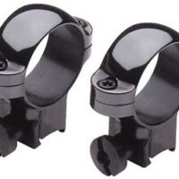 BURRIS MED 1" .22 RINGS DLX STEEL BK