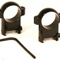 BURRIS HIGH 1" ZEE RINGS BLK