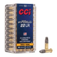 CCI 22LR SUPPRESSOR 45GR HP 50/5000