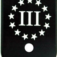 CRUXORD MAGAZINE BASE PLATE - 3% FLAG FITS MOST GLOCKS