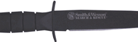 S&W KNIFE OPS SURVIVAL W/TANTO - 6" FIXED BLADE BLACKENED S/S