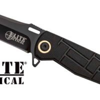 MC ELITE TACTICAL READINESS - 3.5" DROP POINT FLDR BLK/BLK