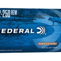 FED PWRSHK 22-250REM 55GR SP 20/200