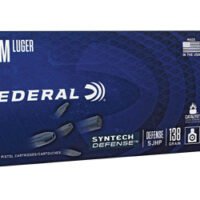 FED SYN DEF 9MM 138GR SJHP 50/500