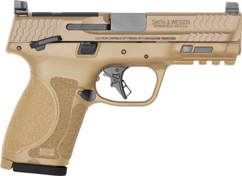 S&W M&P9 M2.0 COMPACT 9MM 4" - 10-SH OPTICS READY SAFETY FDE - Image 2
