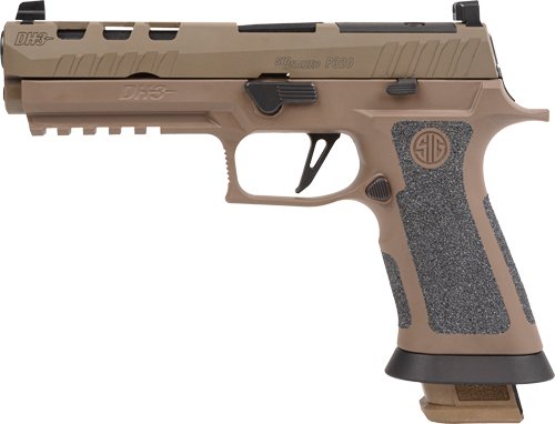 SIG P320 XFIVE DH3 9MM 5" OR - XRAY3 (3)21RD AXG GRIP COYOTE