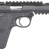 RUGER MARK IV 22/45 TACTICAL - 22LR 4.40 ADJ. BLACK  RUBBER