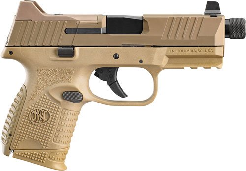 FN 509 COMPACT TACTICAL 9MM - 1-24RD 1-12RD NS FDE/FDE - Image 2