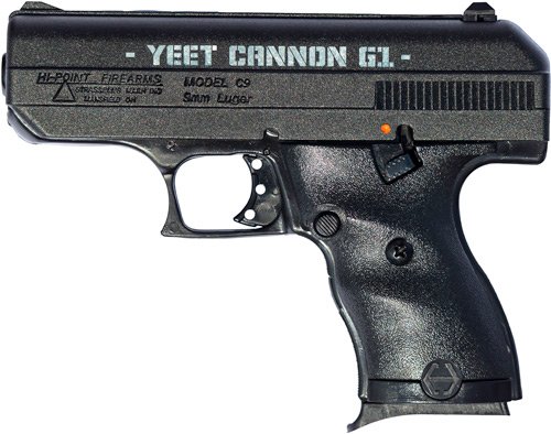 HI-POINT PISTOL C9 9MM - 8RD YEET CANNON G1 BLACK