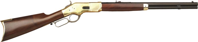 CIMARRON 1866 YELLOWBOY 38-40 - 20" OCTAGON BRASS/BLUED WALNUT