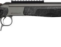CVA SCOUT TD 350 LEGEND 20" - W/RAIL TUNGSTEN/BLK WEB