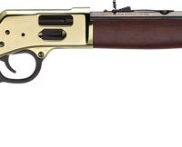 HENRY BIG BOY BRASS 45LC - SIDE GATE 20" OCTAGON WALNUT