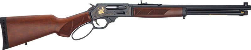 HENRY WILDLIFE SIDE GATE - 45-70 18.43" BLUED WALNUT LL