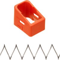 GHOST MOAB MAG EXTENSION FOR - GLOCK GEN 1-5 PLUS 6 RNDS ORNG