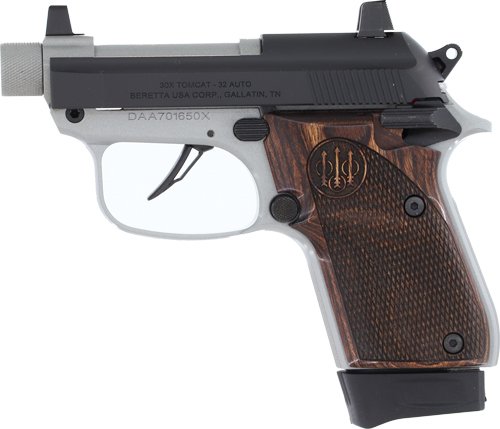 BERETTA 30X TOMCAT 32ACP 2.9" - 8RD INOX BLACK THREADED - Image 2