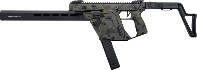KRISS VECTOR CRB G3 45ACP 16" - 30RD FOLDING STOCK WOODLAND
