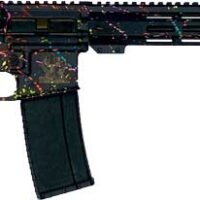 GLFA AR15 SPLATTER 223 WYLDE - 16" 1:8 NIT BBL BLACK
