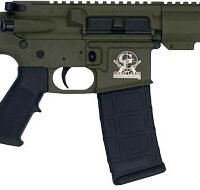 GLFA AR15 PISTOL 223 WYLDE - 7.5" STAINLESS BBL OD GREEN