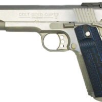COLT GOLD CUP TROPHY 38 SUPER - 5" 9RD STAINLESS BLUE G10 GRIP