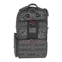 GPS TAC RANGE BACKPACK TALL BLACKOUT