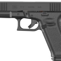 GLOCK 17 9MM V FIXED SIGHT - 17-SHOT BLACK FRONT SERRATIONS
