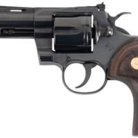 COLT PYTHON 357MAG 4.25" 6RD - BLUED WALNUT GOLD MEDALLION