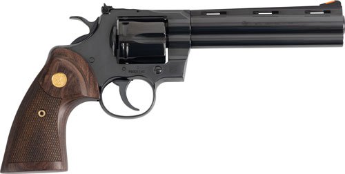 COLT PYTHON 357MAG 6" 6RD - BLUED WALNUT GOLD MEDALLION - Image 2
