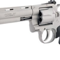 COLT PYTHON 357MAG 6" 6RD - MATTE STAINLESS HOGUE GRIPS