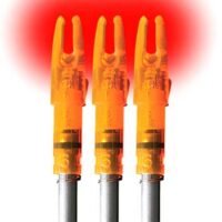 LUMENOK LIGHTED NOCK - GT-SERIES HD ORANGE 3PK