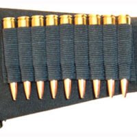 GROVTEC RIFLE SHELL HOLDER BLK - BUTTSTOCK SLEEVE OPEN STYLE