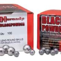 HORNADY .480 .50 CALIBER - ROUND BALL 100CT 15BX/CS