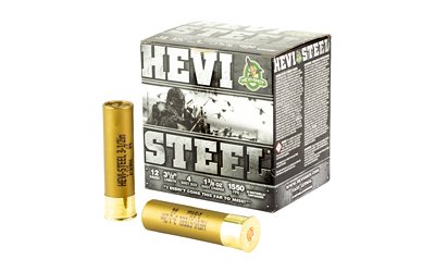HEVI STEEL 12GA 3.5" #4 25/250