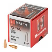 HRNDY MATCH 22CAL .224 52GR 100CT