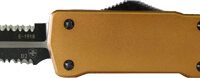 TEMPLAR KNIFE LARGE OTF BRONZE - 3.5" BLACK DAGGER ALUMINUM