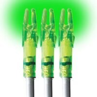 LUMENOK LIGHTED NOCK - GT-SERIES GREEN 3PK