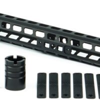 MANTICORE TRANSFORMER RAIL - 15" GEN II BLACK FOR AR-15