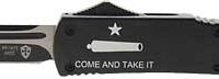 TEMPLAR KNIFE SLIM OTF COME - AND TAKE IT 3.1" BLACK TANTO