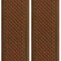 MI LEVER ACTION G10 STRAIGHT - GRIP PANEL RED / BLACK