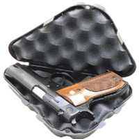 MTM PISTOL STORAGE CASE SMALL - LOCKABLE BLACK