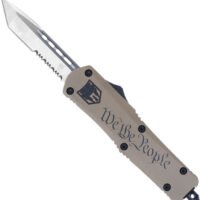 COBRATEC MEDIUM FS3 OTF WE THE - PEOPLE 3" TANTO SERRATED