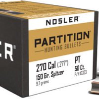 NOSLER BULLETS 270 CAL .277 - 150GR PARTITION 50CT