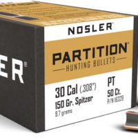 NOSLER BULLETS 30 CAL .308 - 150GR PARTITION 50CT