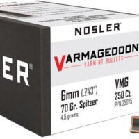 NOSLER BULLETS 6MM .243 - 70GR VARMAGEDDON TIPPED 250CT