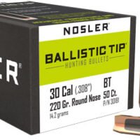 NOSLER BULLETS 30 CAL .308 - 220GR BALLISTIC TIP 50CT