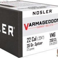 NOSLER BULLETS 22 CAL .224 - 35GR VARMAGEDDON TIPPED 250CT