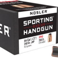 NOSLER BULLETS 44 CAL .429 - 240GR JHP 250CT
